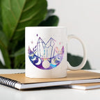 Galaxy Permanent Vinyl Roll- 12 * 8ft Purple Galaxy Permanent Adhesive Vinyl for Mugs Decors Self Adhesive Sticker