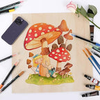 10 Pack 16x16x1/8 Inch Basswood Sheets, Large Size Basswood for Laser Cutting & Engraving, Plywood Wood Board Unfinished Wood Sheets for Crafts, DIY Architectural Models, Wood Burning and Painting.