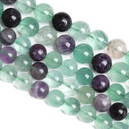 12MM 32PCS Natural Stone Green Fluorite Gemstone Beads for Jewelry Making DIY Bracelet 1 Strand