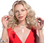 Tudomro 100 Pieces 20 Inch Waxed Leather Necklace Cord Bulk with Clasp Colorful Necklace Bracelet Chains String Rope Cord for Jewelry Making Pendants Charms(Earth Tone)