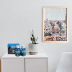 2 Pack Diamond Painting Sealer Glue with 3 Brushes, 8OZ Art Sealer Glue Accessories Permanent Hold Shine Effect for Puzzle