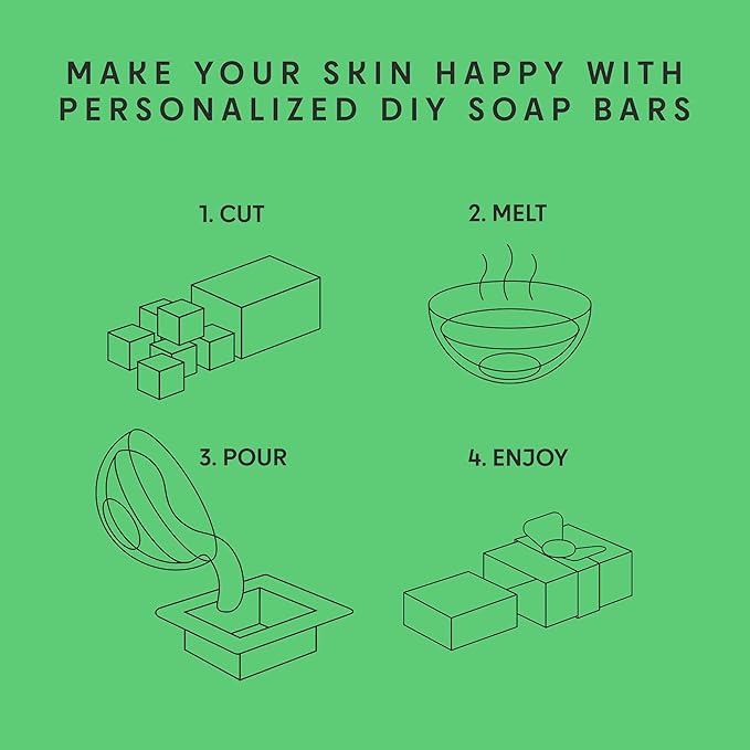 5Lb Aloe Soap Base - Melt and Pour Soap Making Supplies - SLS/SLES Free, No Palm Oil, Natural with Organic Aloe Vera - Rich in Antioxidants, Hydrating, Perfect for Handmade Projects