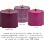 Purple Candle Dye 2oz for Soy Candle Making – Highly Concentrated Candle Wax Dyes – Candle Shop Premium Color Dye Chips for Soy Wax, Beeswax, Paraffin