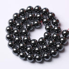 38pcs 10mm AAA Black Hematite Beads Natural Stone Gemstone Round Loose Beads for Jewelry Making DIY Bracelets Necklace Earrings