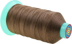 Mandala Crafts Bonded Nylon Thread Coyote Brown Heavy Duty Sewing Threads - 800 YDs Size 277 840D T270 Tex 270 Thread for Leather Jeans Weaving Outdoor Marine Upholstery Threads