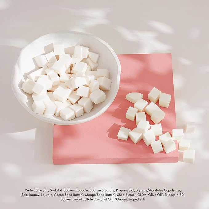 5Lb Three Butters Soap Base (Shea, Mango & Cocoa Butter) - Melt and Pour Soap Making Supplies - SLS/SLES Free, No Palm Oil, Organic - Extra Moisturizing - Perfect for DIY Projects