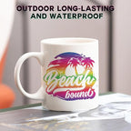 Tintnut Rainbow Permanent Vinyl - 8 Sheets 12"x10"Gradient Patterned Permanent Adhesive Vinyl for Cutting Machine, Home Decor Self Sticker