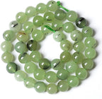 4MM 86PCS Natural Stone Prehnite Jade Loose Beads for Jewelry Making DIY Bracelet Necklace