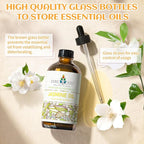 EVOKE OCCU Jasmine Essential Oil for Cleaning, Air Freshening, Relaxing, Add to Spray and Diffuser - 4 Fl Oz