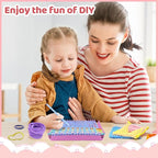 cholobaco Weaving Loom Kit Toys for Kids and Adults with 288 Colorful Loops，Potholder Loops Crafts for Girls Ages 6 7 8 9 10 11 12，Holder Loom Knitting Kits and Gifts for Kids and Beginners