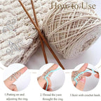 2Pcs Crochet Rings for Finger, Adjustable Open Yarn Guide Crochet Tension Ring for Crocheting Knitting Accessories Supplies Metal Yarn Tension Loop Ring for Finger (Silver)