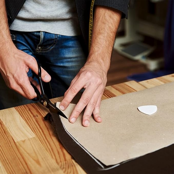 Sewing Scissors, 12 Inch Fabric Dressmaking Scissors Heavy Duty Shears Sharp Cutting for Crafting, Leather, Dressmaking, Tailoring, Raw Materials