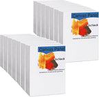 100 Pack Bulk Painting Canvas Panels, Classroom Value Pack Art Canvas, Small Canvases for Classroom Students, Painting Hobby Painters Using (5 x 7 Inch)