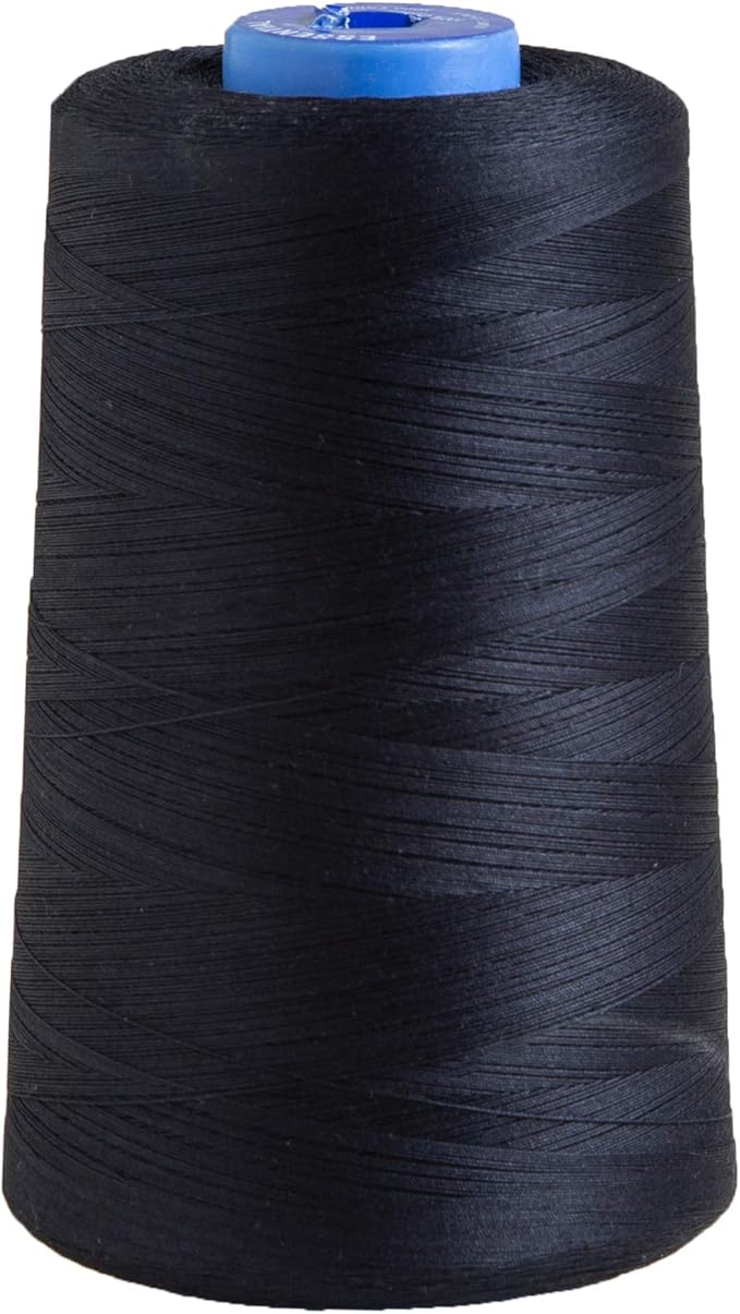 Connecting Threads Essential Cotton Thread 5000 Yard Cone Set of 2 (Black)