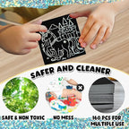 ZMLM 165 Rainbow Scratch Paper Art Crafts Mini Notes Kids Gifts 4 5 6 7 8 9 10 Years Old Girls Boys Students Teens Classroom Prizes School Supplies Birthday Party Travel Toy Activity (Silver)