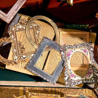 30Pcs Vintage Scrapbook Paper Photo Frame for Scrapbooking Junk Journal Collage Diary Embellishment DIY Photo Album DIY Craft Decoration, 10 Patterns (YSDC3)