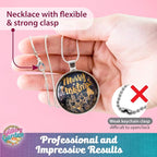 Glittery Garden Girls Jewelry Making Kit. Best Necklace Pendant & Bracelet Crafting Set with Glass Beads & Charms. Fashion Accessories, Arts Crafts Supplies. Birthday Gift