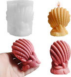 Shell Conch Animal Candle Mold for Resin Casting and Making - Silicone 3D Mold for Home Decor