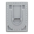 Beadalon 34 Inch U Shape Bead Board - Necklace Designing Tool, Bead Tray with Flocked Surface, Perfect Jewelry Making Supplies for Beading & Jewelry Making for Jewelry Designers