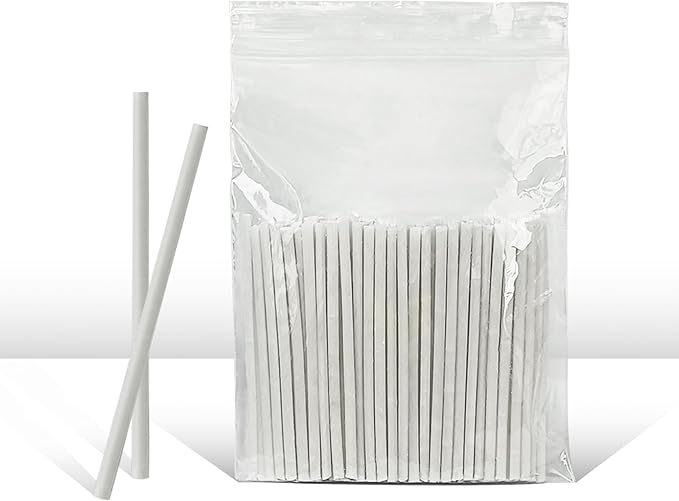 Pearled Candle 2 Inch Cotton Wicks 100-Pack White Extra Wicks for Sand Candles Making, Metal-Free and Lead-Free Refill Sand Wax Wick
