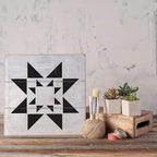 Starburst Quilt Block Stencil - Mylar Stencil, Durable for Crafting Beautiful Home Accents, Quilt Stencil