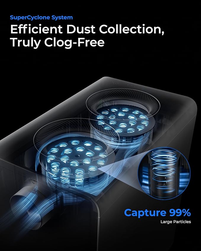 xTool SafetyPro AP2 Smoke Purifier for Laser Engraver, SuperCyclone System 6-Layer Filtration for Dust & Odors, Quiet Operation for Diode Fiber Laser Engraving Machine and CO2 Laser Cutter