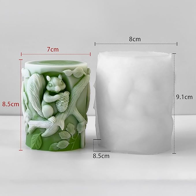 Animal Molds Animal Resin Mold - Resin Casting Silicone Molds for Home Decor & Candle Making Wave Spiral Mold