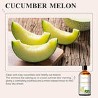 PHATOIL Cucumber Melon Fragrance Oils for Aromatherapy, 3.38FL.OZ Diffuser Oils for Home, Perfect for Aromatherapy, Humidifiers, Yoga, DIY Candle and Soap Making - 100ml