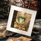 6 Small Scrapbook Sticker Books for Scrapbooking, 180 Sheets Retro Brick Wall Collage Materials- Paper PET Washi Stickers for Journaling, Junk Journal Supplies, Collage, Crafts