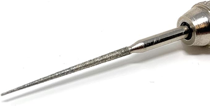 WireJewelry Diamond Tip Bead Reamer with Padded Handle, Pack of 1