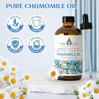 EVOKE OCCU Chamomile Essential Oil for Skin Hair Diffuser Candle Soap Making - 4 FL Oz