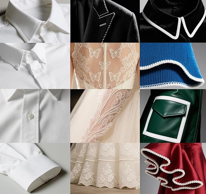 1800 Yards White Thread for Sewing，All Purpose Sewing Thread, Hilos para Coser, Polyester Thread 40s/2 for Serger&Overlock, Quilting, Piecing, Sewing Machine