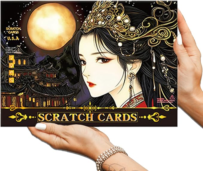 Iskueal Scratch Art Painting Set for Adults – 8 Sheets A4 Rainbow Scratch Paper,Night Scene Engraving Art Kit Creative Craft Art Set for Craft Enthusiasts (Brazilian Statue/Person)