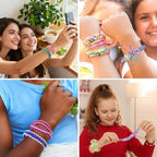 Friendship Bracelet Making Kit for Girls,Arts and Crafts for Kids Ages 8-12,String Maker Tool Gifts Toys for 6 7 8 9 10 11 12+ Year Old Girl On Christmas Birthday