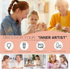 Clay Beads 7200 Pcs 2 Boxes Bracelet Making Kit - 24 Colors Polymer Clay Beads for Bracelet Making Set - Jewelry Making kit Supplies and Charms - Bracelet Making Kit for Girls Teens Kids Age 4-12…