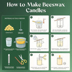 NORVENCE Beeswax Pellets 10LB, Pure & Natural White Beeswax for Candle Making, DIY Skin Care, Lip Balm, Soap, Lotion, Creams & Wood Polishing – 10LB