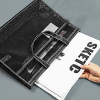 Art Portfolio Bag 18 x 12 Inch, Poster Storage Bag with Handle and Zipper Organizer Transparent Bag for Posters Board, Painting Book, Bulletin Boards, Watercolor Sketchbook