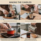 Soy Wax Flakes-Natural Candle Making Supplies-DIY Soy Wax-2 lb Bag