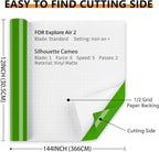 Glossy Green Permanent Vinyl Roll, Lya Vinyl 12" x 12Ft Permanent Outdoor Adhesive Vinyl Roll for Decor Sticker, Party Decoration