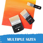 Falling in Art Flat Paddle Paint Brush, Scale Brush for Oil and Acrylic Paints,2 Inch
