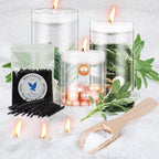 Pearled Candle Extra Wicks 400 Pack for Pearled Candle Making - 2 Inch Black Cotton Candle Wicks for Candle Making DIY