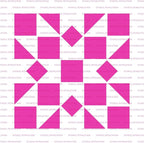 Kaleidoscope Quilt Block Stencil - Homemade & Wallpaper Stencils, Quilting