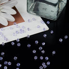1200PCS 3mm Bicone Crystal Glass Beads for Jewelry Making, Sparkling Mini Beads for Suncatchers, DIY Bracelets & Craft Projects (Light Purple)