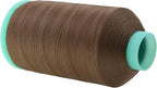 Mandala Crafts Bonded Nylon Thread Coyote Brown Heavy Duty Sewing Threads - 2843 YDs Size 46 210D T45 Tex 45 Thread for Leather Jeans Weaving Outdoor Marine Upholstery Threads