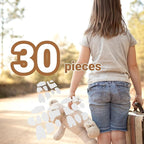 Jectse 30 Pcs Memory Bear Template Ruler Set, Acrylic Memory Bear, Preserving Childhood Memories, Nursery Decor Craft Memory Bear Sewing Patterns Template for Beginner Sewing, Jectsebc46s37k2o