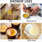 5-lb Pure Yellow Beeswax pellets - for Candles in All Shapes and Sizes, Beeswax Balm, Lip Balm, soap Making Supplies,Craft Projects DIY (80 oz.)