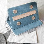 Earssa Knitting Pattern Holder,Knitting Chart Holder,Magnetic Crochet Knitting Chart Holder Knitting Accessories Foldable Knitting Chart Keeper with Ruler for Fixed Crochet Pattern (Vintage Green)