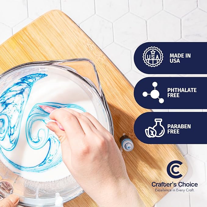 Crafter's Choice Premium Glycerin Melt and Pour Soap Base for Soap Making and DIY Crafting Projects, 2LB Block (Crystal Clear)