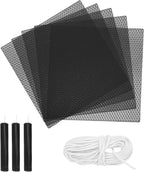 MECCANIXITY Beeswax Candle Making Kit,8x8 Inch 5pcs Black Beeswax Candle Sheets with 1pcs Cotton Wick for DIY Craft Gift Making