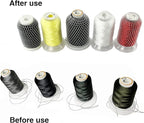 100pcs Thread Net Spool Saver for Different Sizes of Embroidery Sewing Quilting and Serger Thread Spools/Cones (6x1CM)
